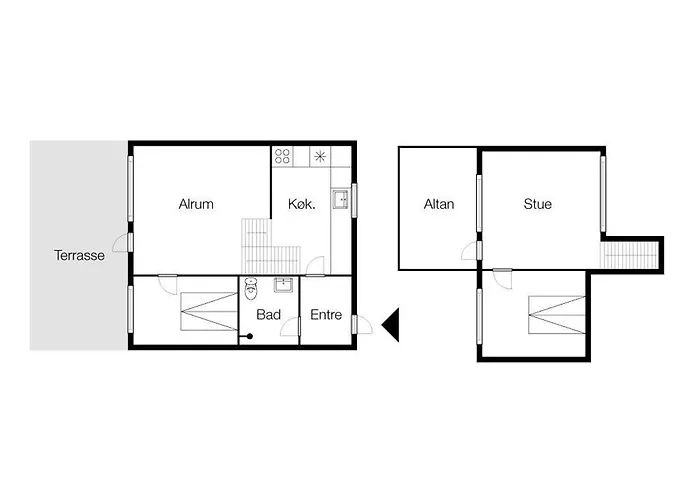Сasa de vacaciones In With 2 Bedrooms And Wifi Ebeltoft